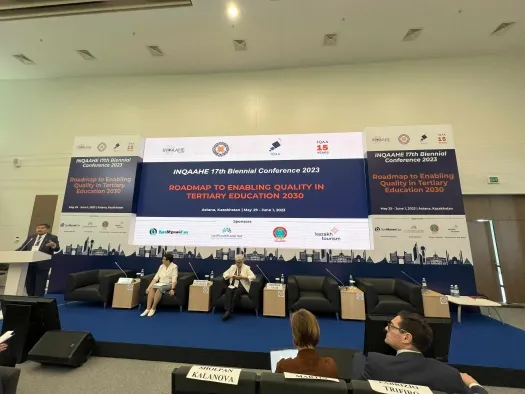 INQAAHE Conference 2023に出席しました